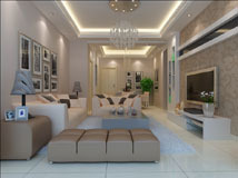 金岸名邸楊總客廳裝修項目 成都藝廊裝飾工程廣元分公司的專業實踐